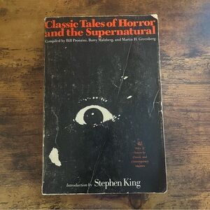 Vintage Classic Tales of Horror and the Supernatural Pronzini Stephen King Book